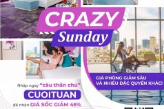 Crazy Sunday 45% OFF on room rate & other offers