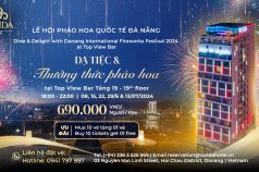 THƯỞNG THỨC PHÁO HOA TẦM CAO KẾT HỢP ĂN TỐI TẠI TOP VIEW BAR